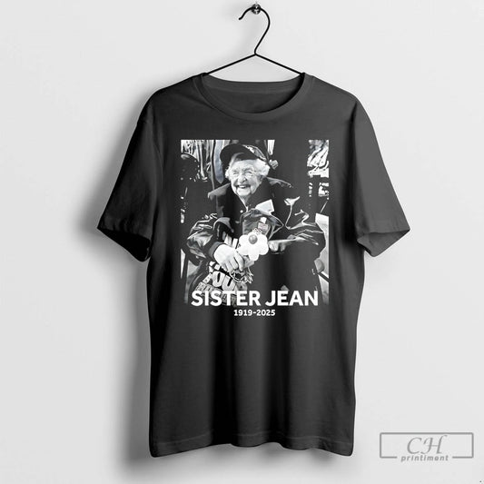 Premium Rest In Peace Sister Jean 1919 2025 T Shirts