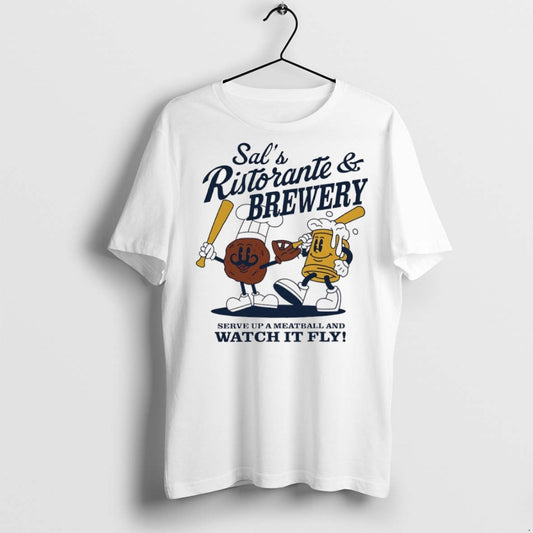 Premium Sal Frelick Milwaukee Brewers Sals Ristorante And Brewery Superstar Cartoon T Shirts
