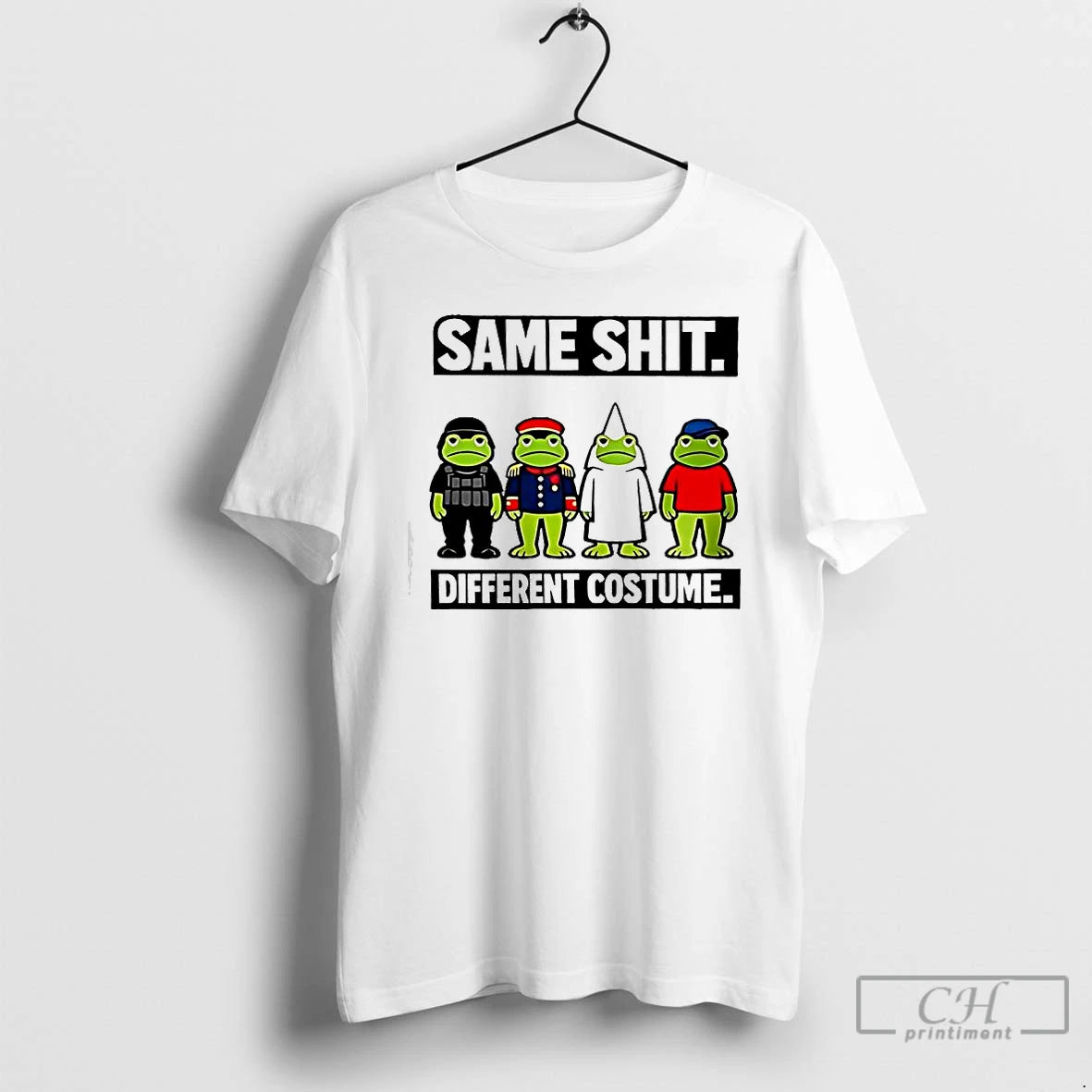 Same Shit Different Costume Frogs Graphic