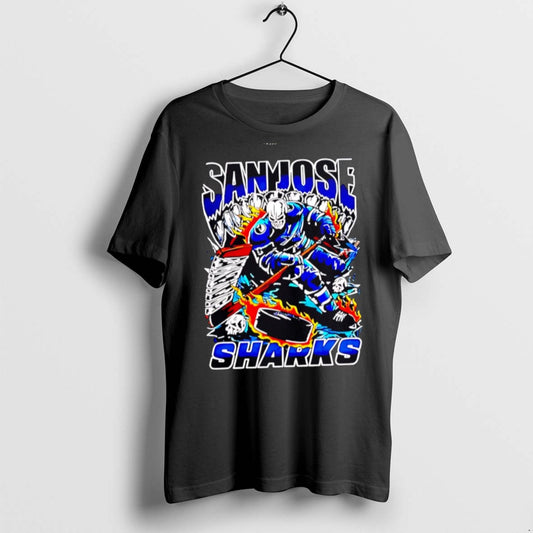 Premium San Jose Sharks Skeleton Player Graphic 2025 T Shirts