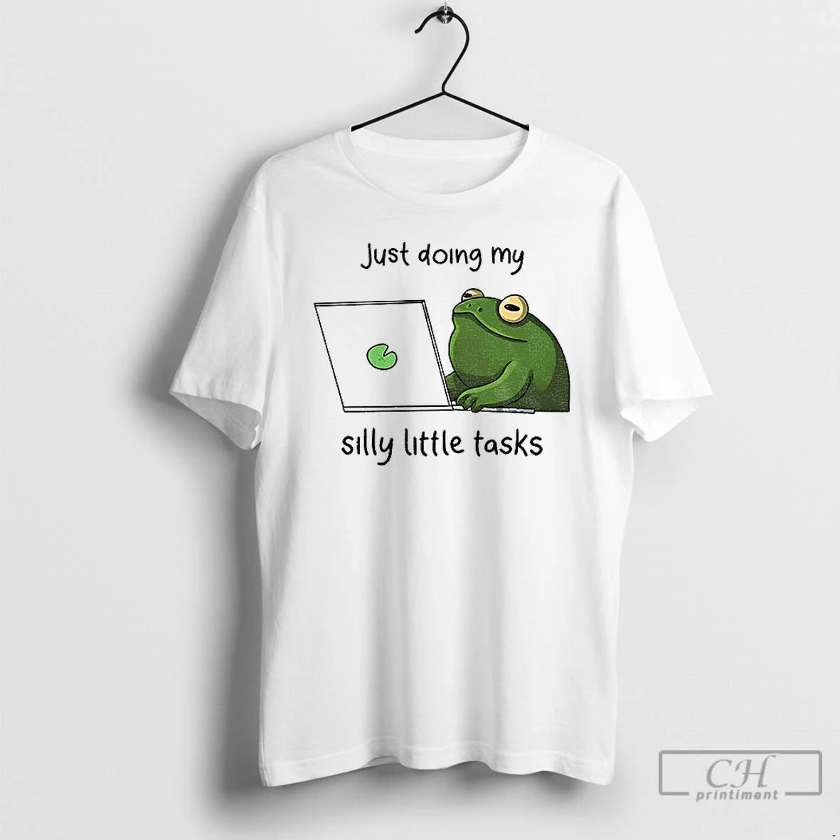 Premium Silly Frog Is Working Just Doing My Silly Little Tasks