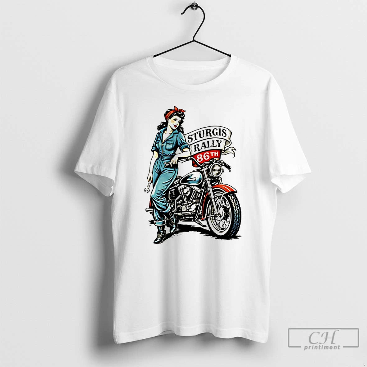 Premium Sturgis Iron Rose Pin Up 86th Anniversary 2026
