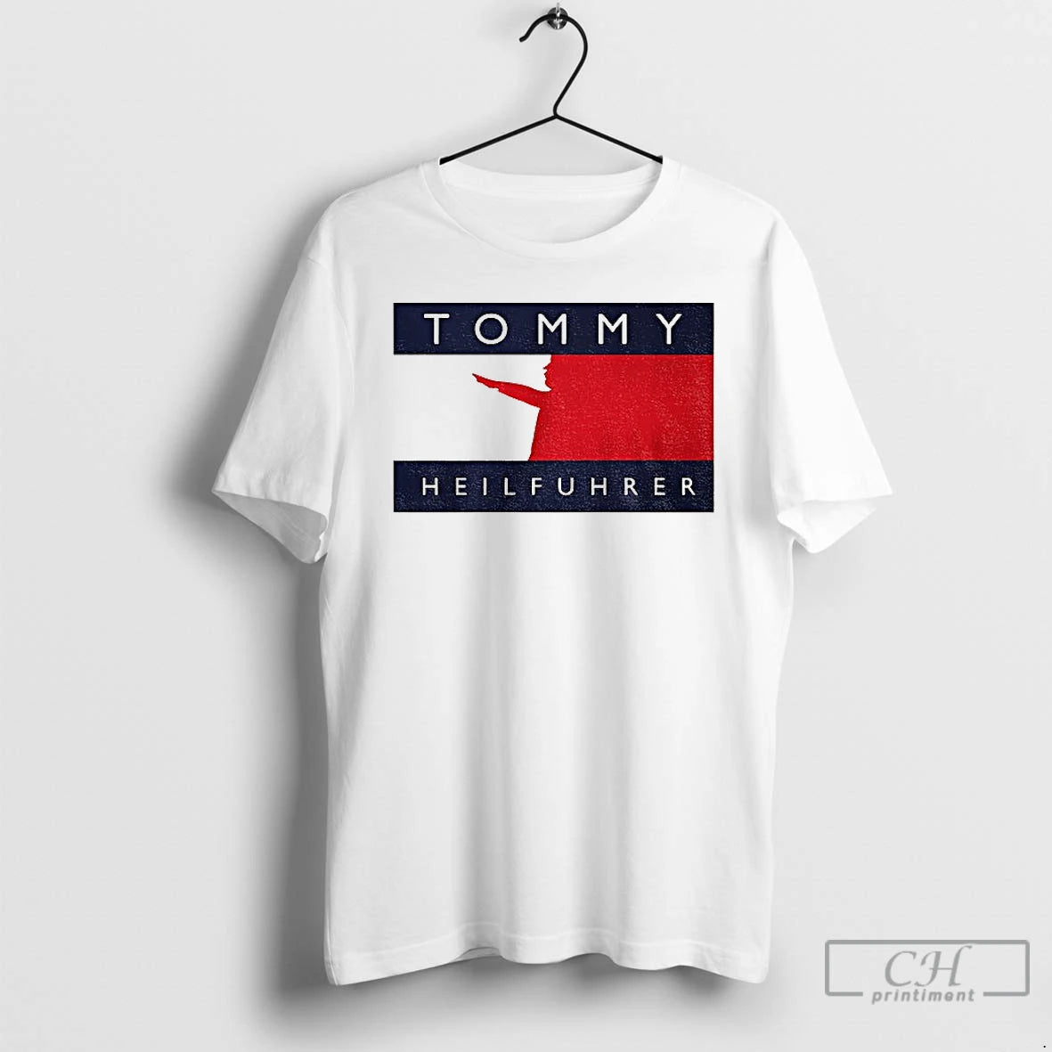 Premium Tommy Heilfuhrer Logo Parody T Shirts