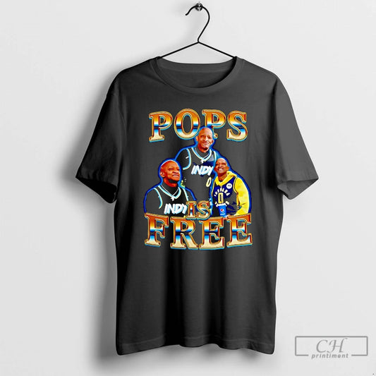 Premium Tyrese Haliburton Pops Is Free Indiana Pacers T Shirts