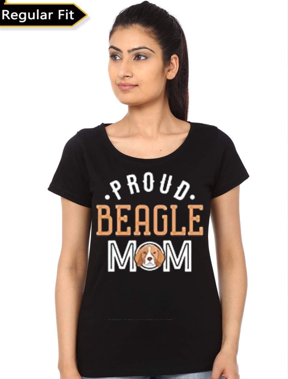 Proud Beagle Dad Girls T-Shirt