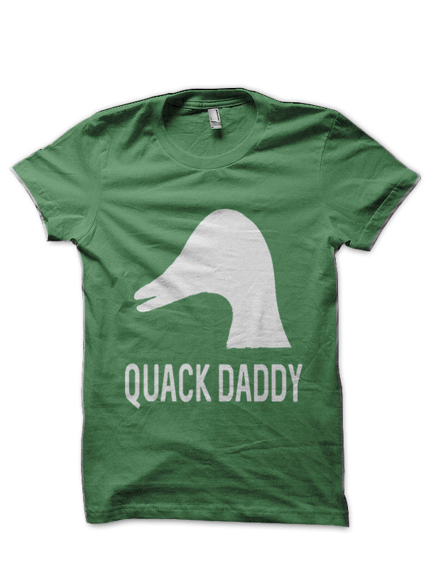 Quack Daddy Dark Green Half Sleeve T-Shirt