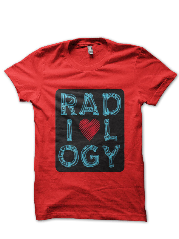 Radiology X Ray Lettering Doctor T-Shirt