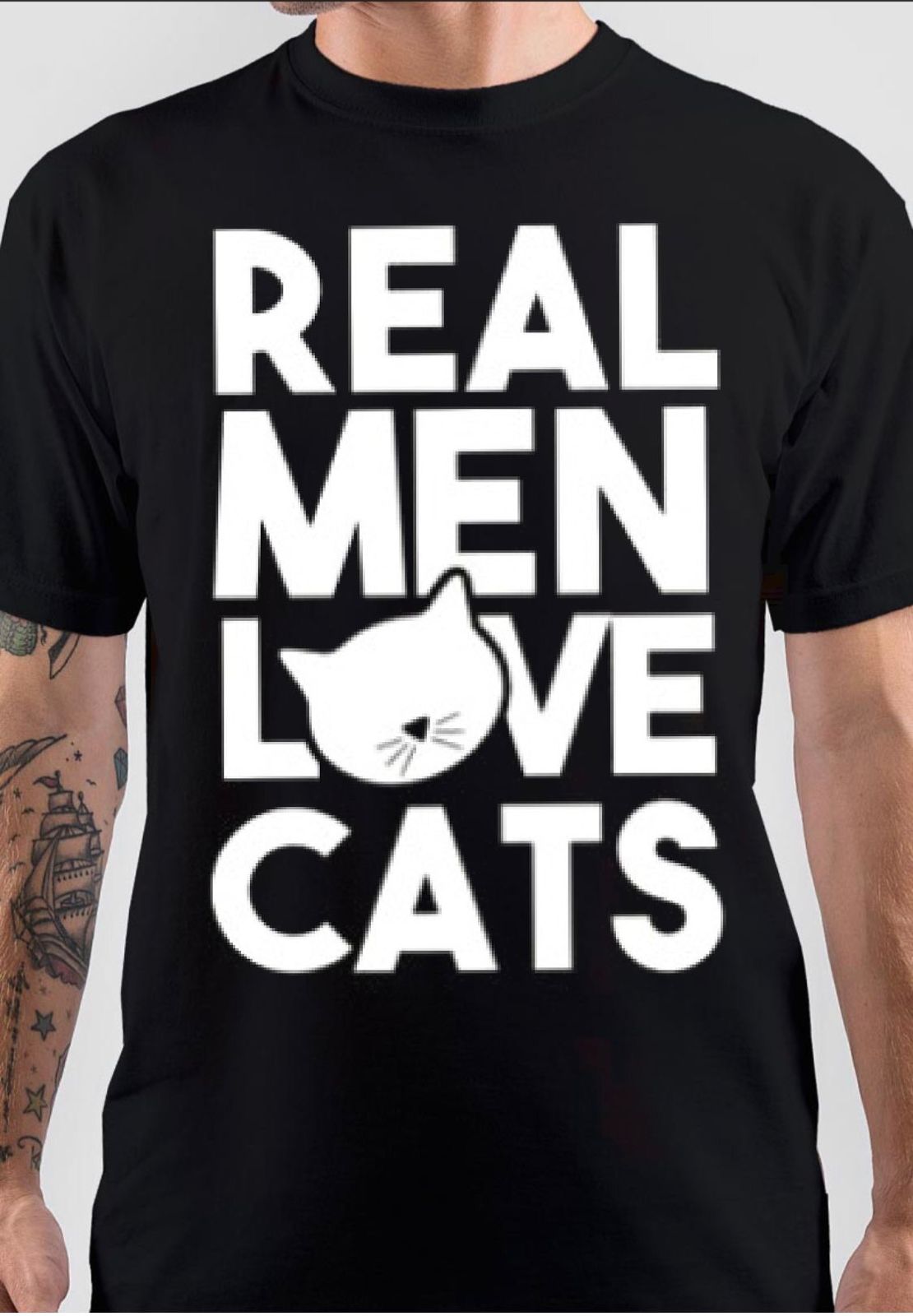 Real Men Love Cats T-Shirt