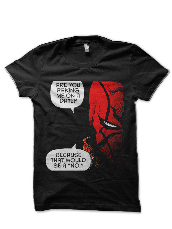 Red Hood Black T-Shirt