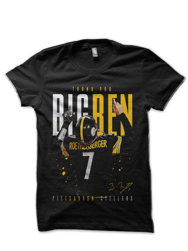Roethlisberger Ben Black T-Shirt