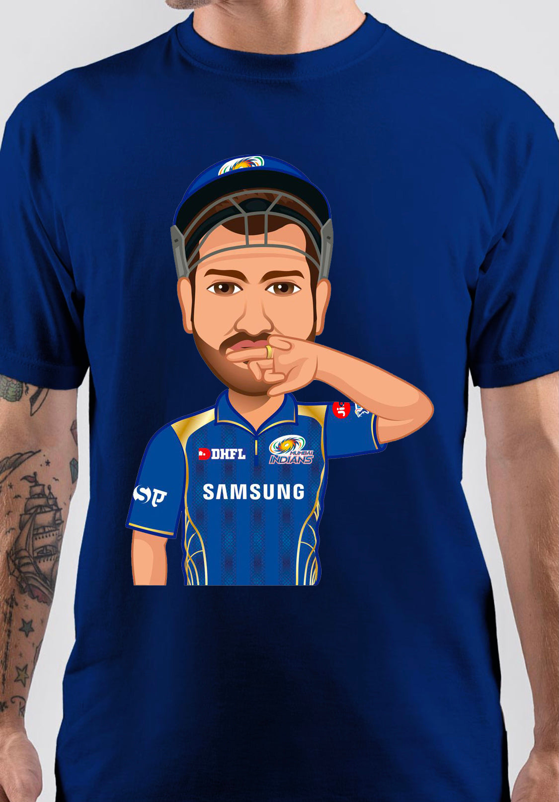 Rohit Sharma Art T-Shirt