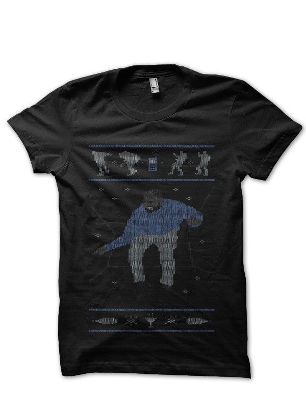 Holiday Bling Black Tee