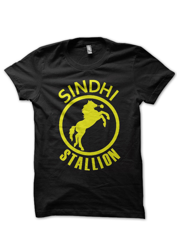 Sindhi Stallion Black T-Shirt