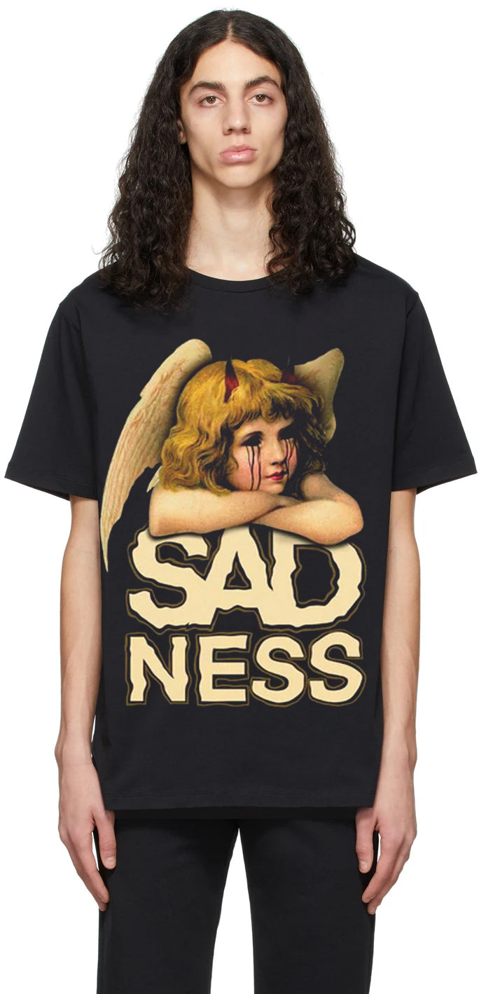Sadness Oversized Drop T-Shirt