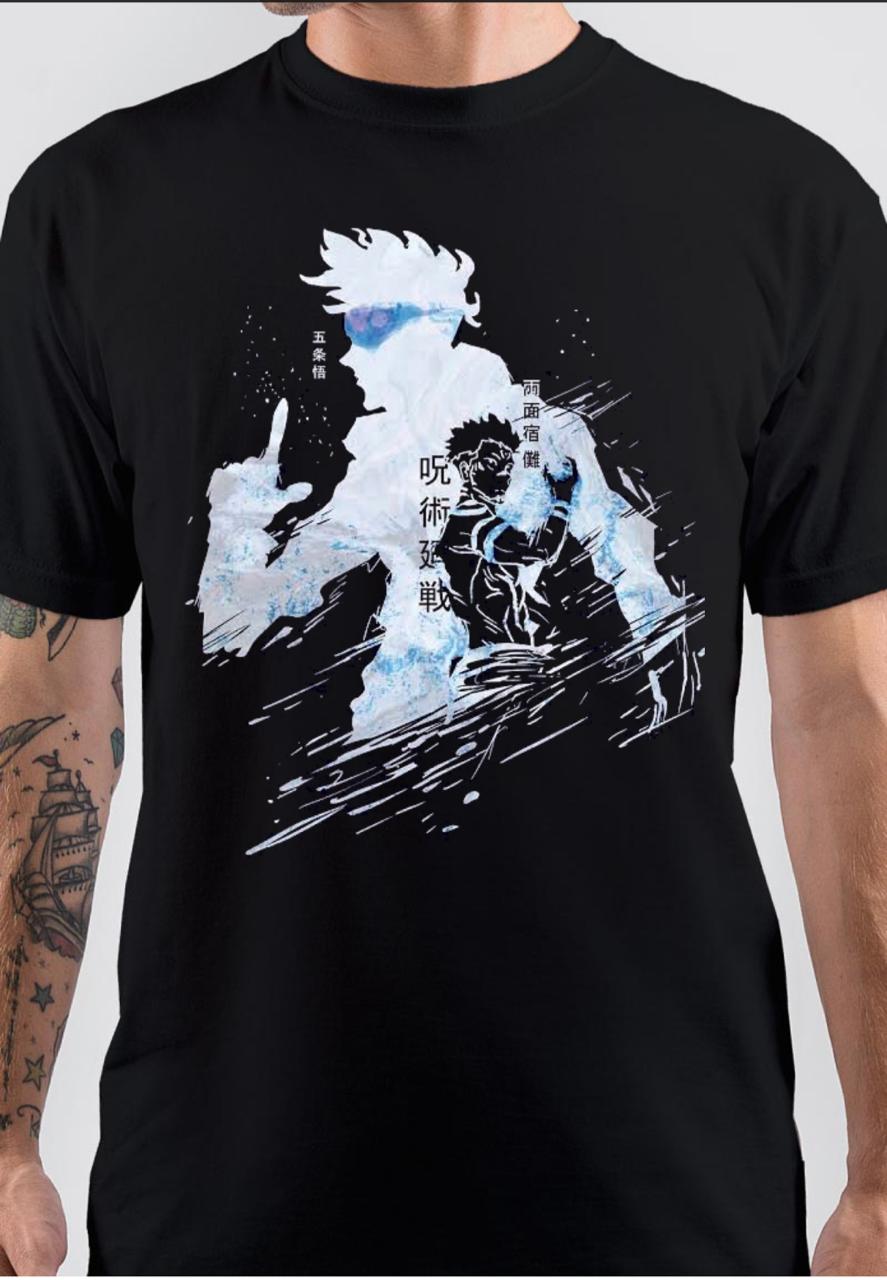 Satoru Gojo Black T-Shirt