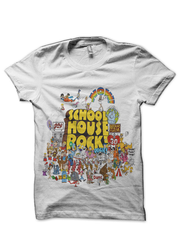 School House Rock White T-Shirt