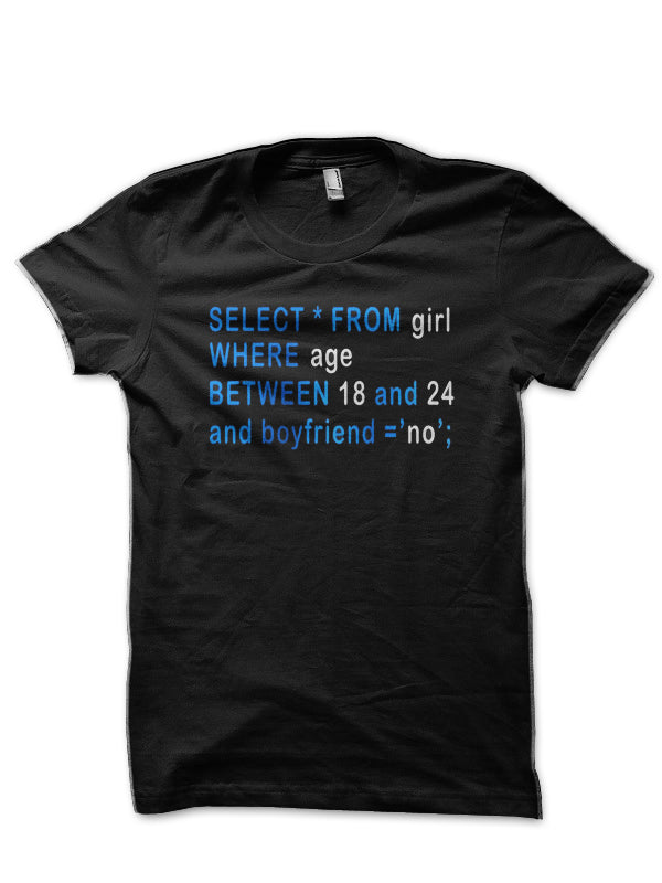 Select Girl Black T-Shirt