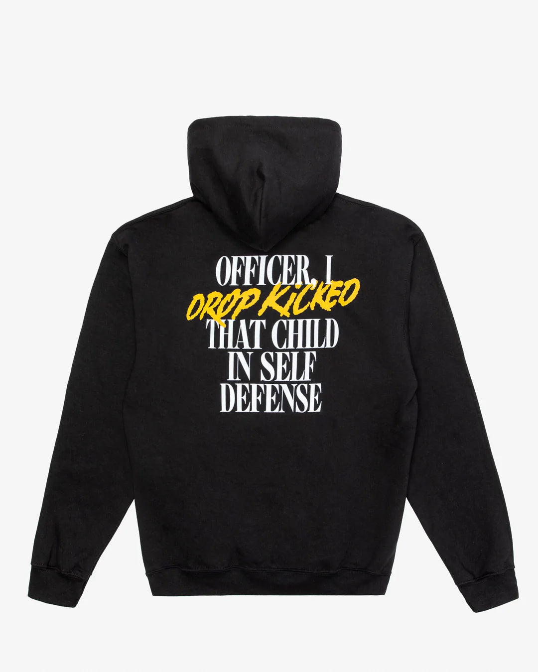 Self Defense Reflective Black Hoodie