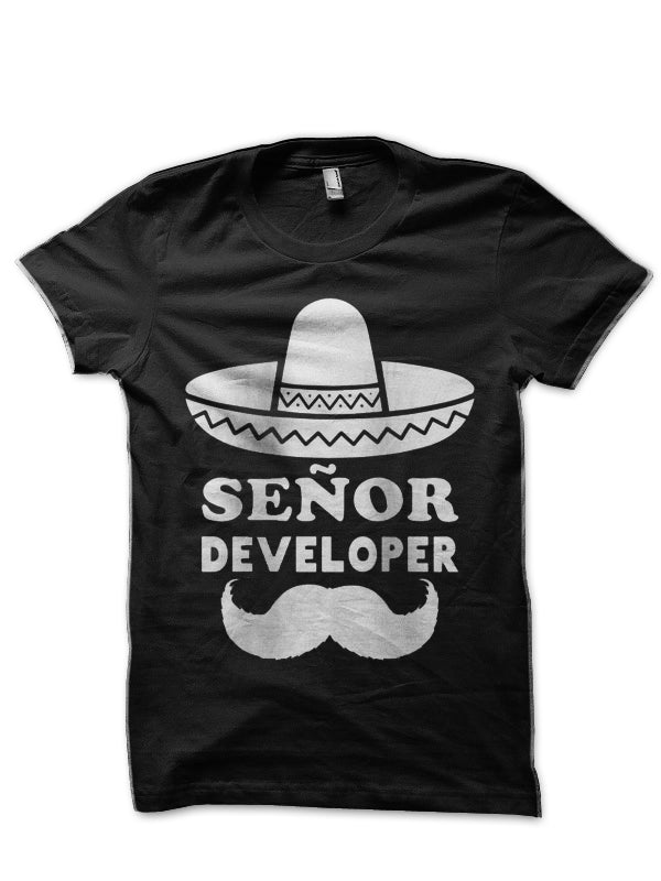 Senor Developer Black T-Shirt