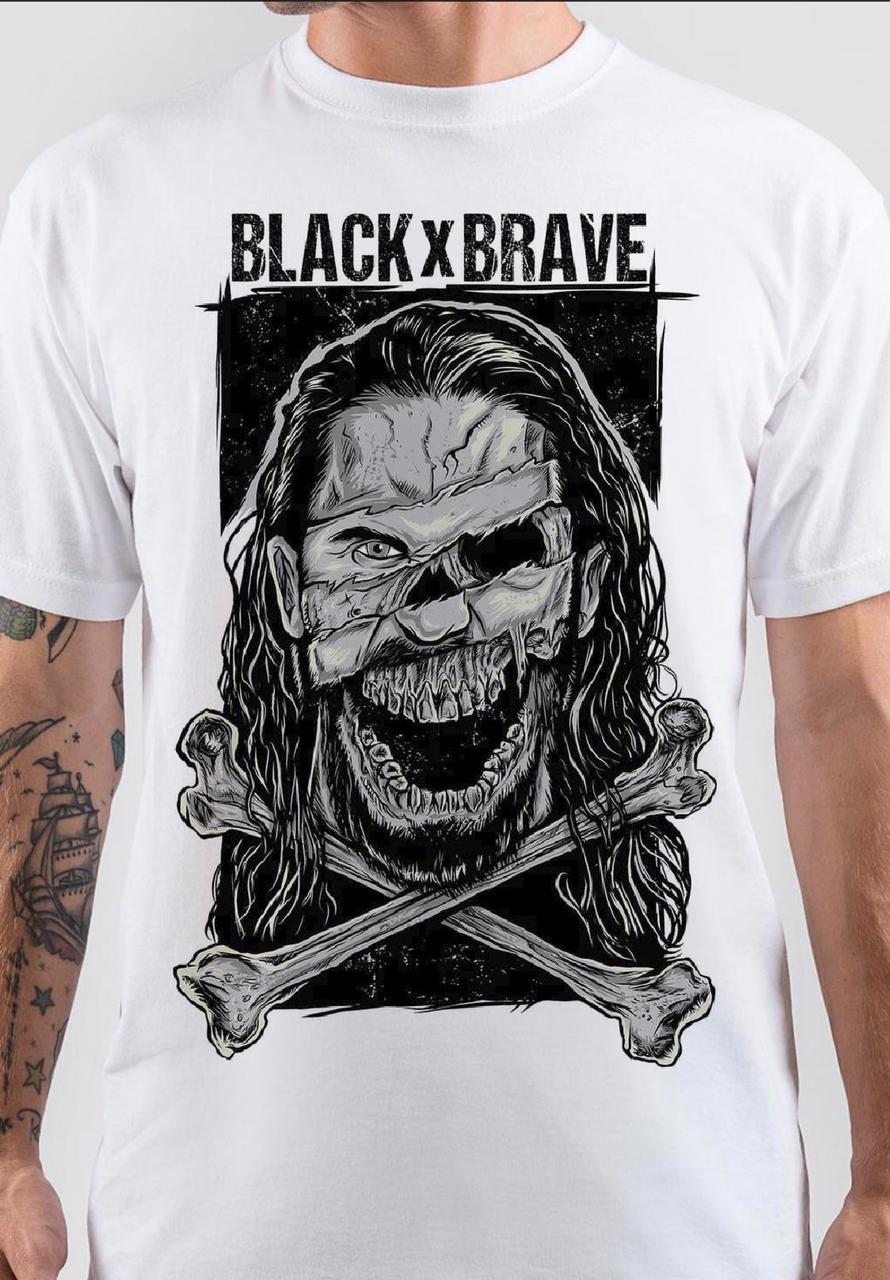 Seth Rollins Black X Brave T-Shirt