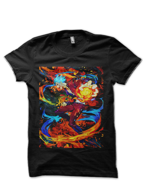 Escanor – The seven deadly sins Black T-Shirt
