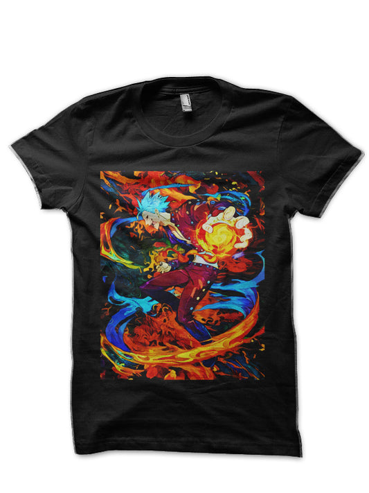 Escanor – The seven deadly sins Black T-Shirt