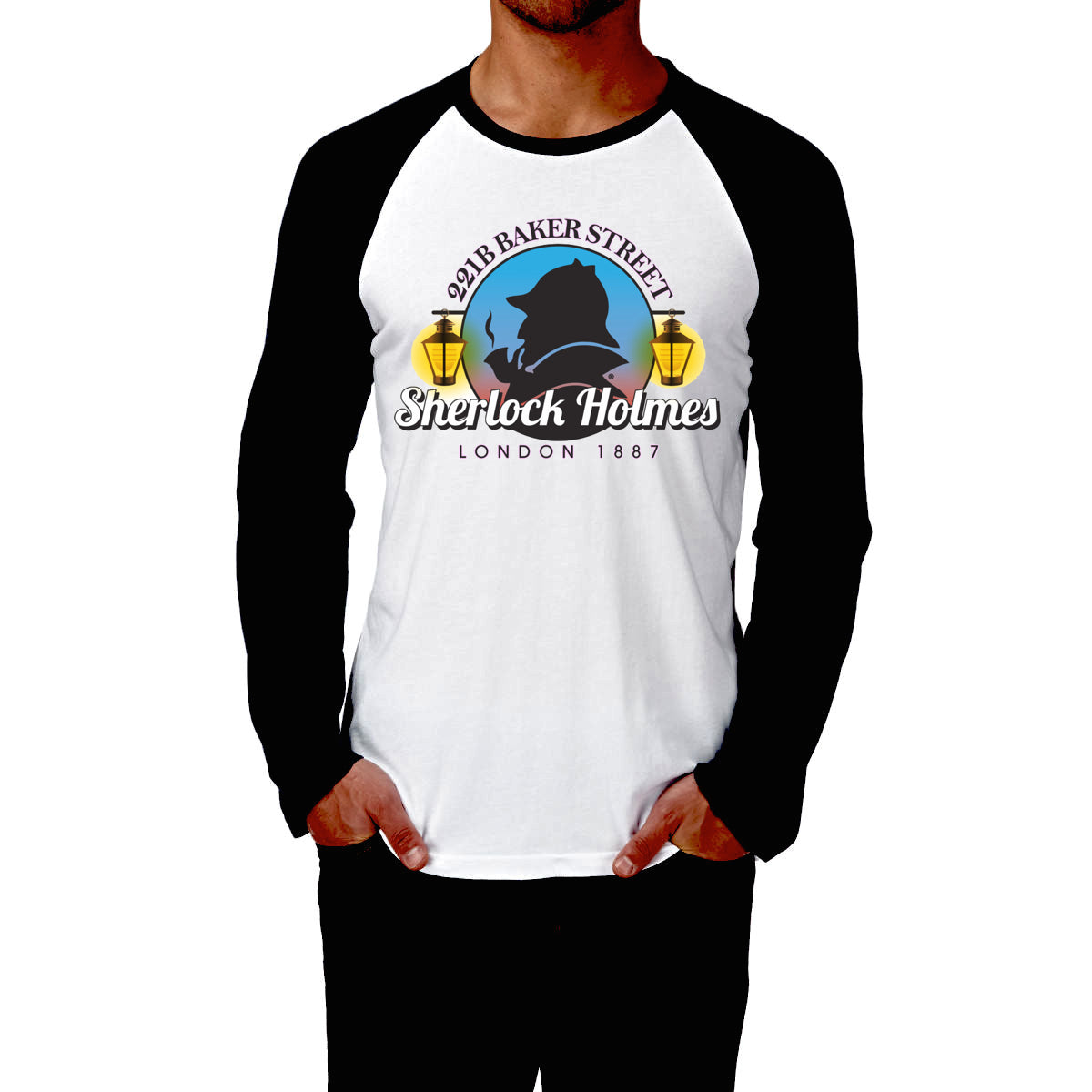 Sherlock Holmes Full Sleeve Tee (White Available)