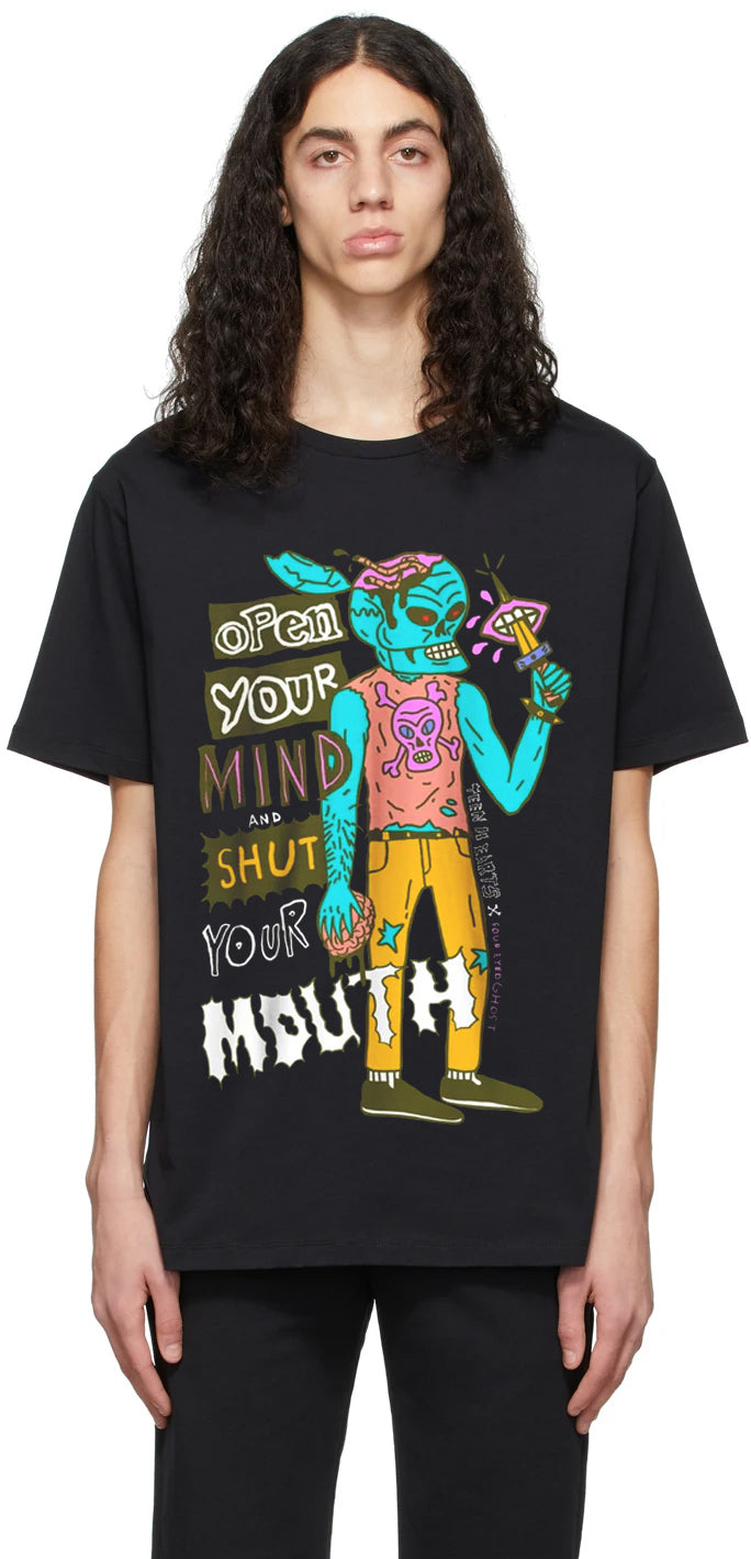 Shut Your Mouth Oversized Drop T-Shirt
