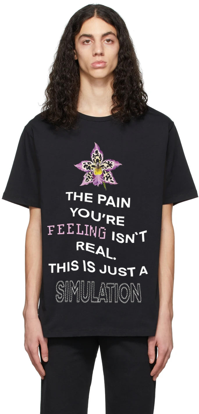Simulation Oversized Drop T-Shirt