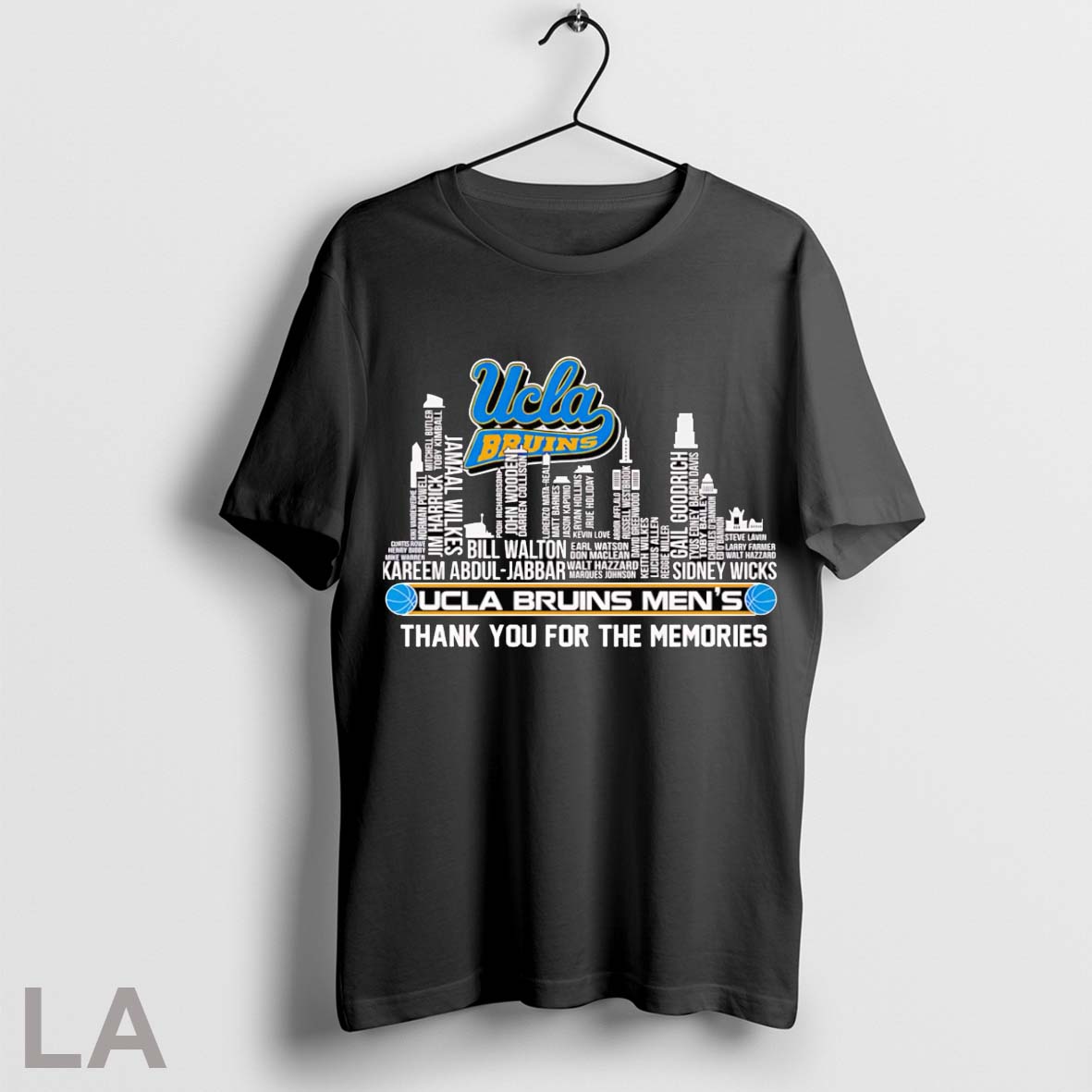 Skyline Name Ucla Bruins Mens Thank You For The Memories