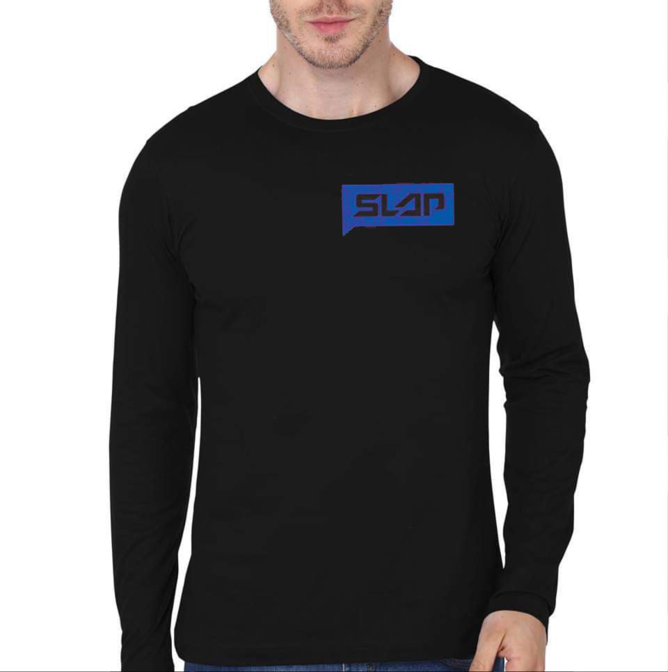Slap Black Full Sleeve T-Shirt