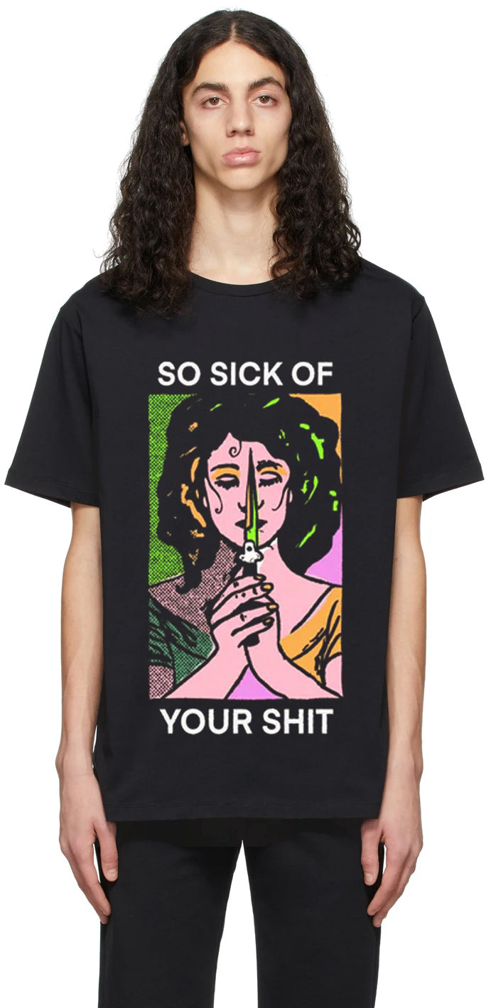 So Sick Of Oversized Drop T-Shirt