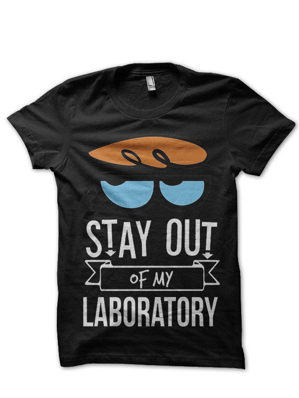 Stay Out Of My Laboratory Dexter Grey T-Shirt