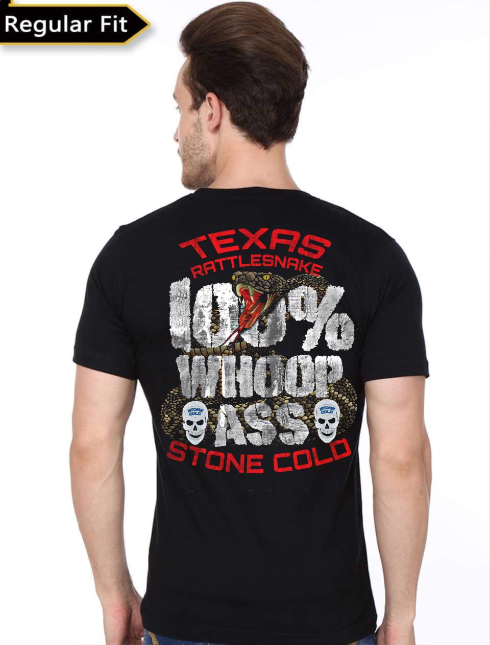 Steve Austin Black T-Shirt