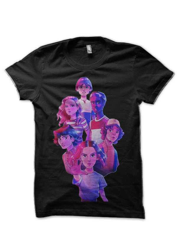 Strangers Things Finn Black T-Shirt