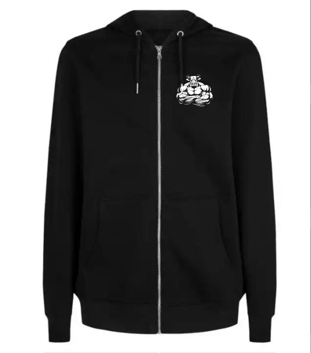 Strong Ferocious Bull Zipper Hoodie