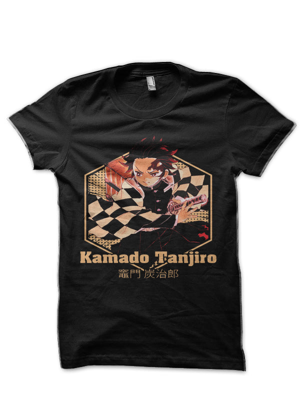 Kamado Tanjirō Black T-Shirt