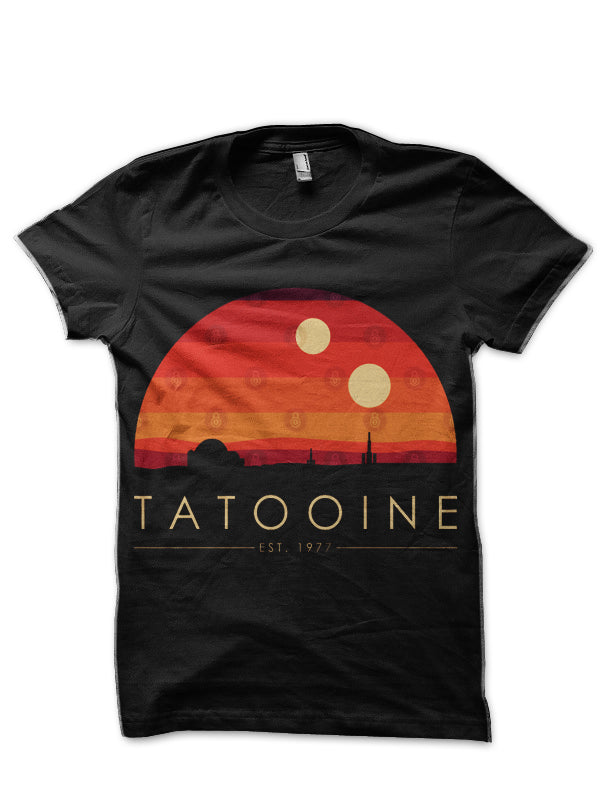 Tatooine Black T-Shirt