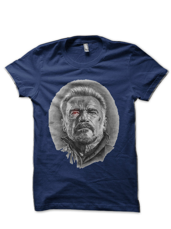 Terminator: Dark Fate Navy Blue T-Shirt
