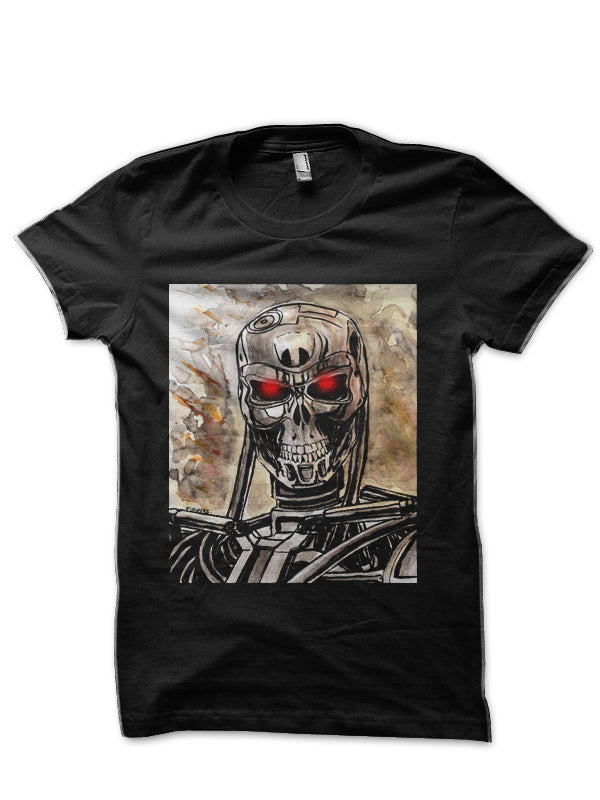 T-800 Terminator Black T-Shirt