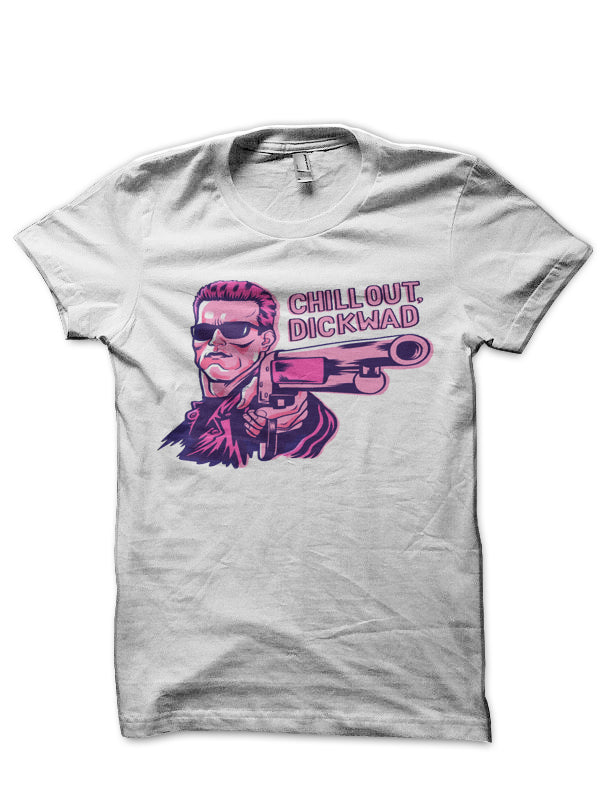 Terminator Dark Fate-Chill Out White T-Shirt