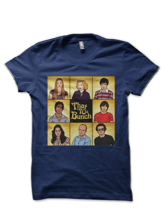 That ’70s Bunch Navy Blue T-Shirt