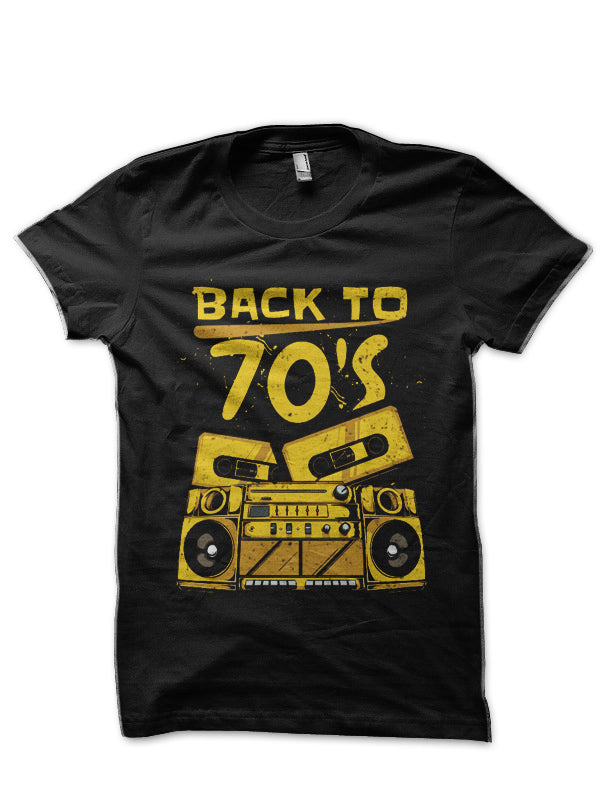 Back To That ’70s Black T-Shirt