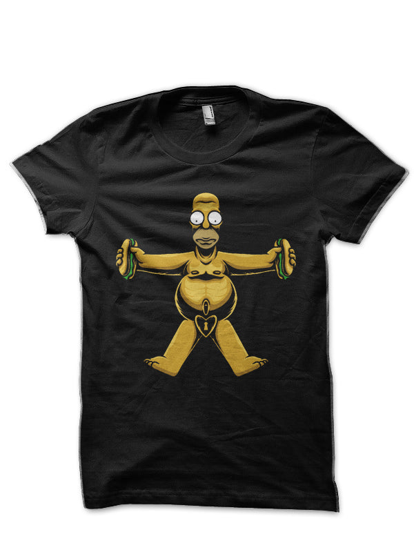 The Simpson Black T-Shirt