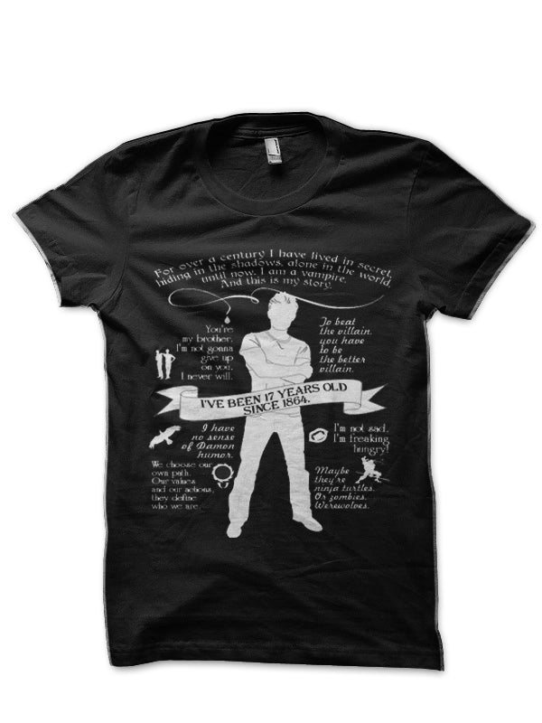 The Vampire Diaries Black T-Shirt