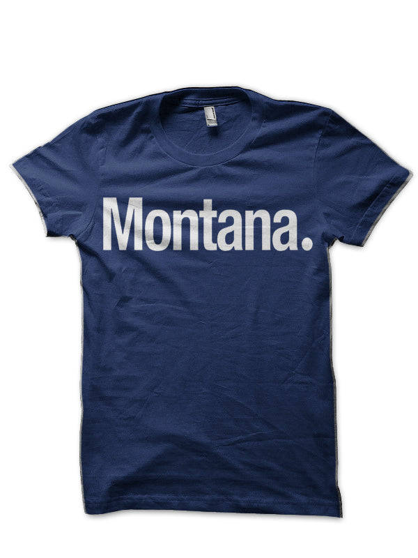 Tony Montana Navy Blue T-Shirt