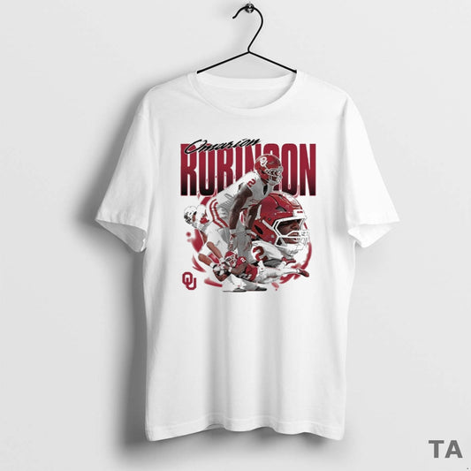 Top 2025 Oklahoma Sooners Ncaa Football Omarion Robinson Collage Graphic Vintage T Shirt Sweater