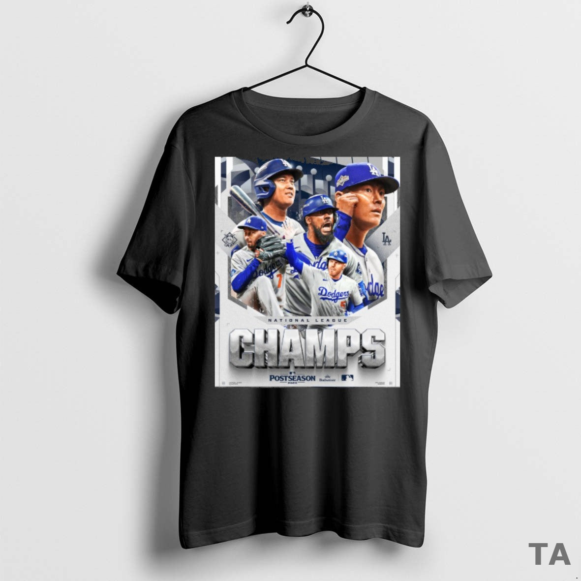 Top Los Angeles Dodgers Mlb 2025 National League Champs Postseason Back To The World Series