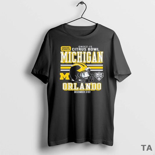 Top Michigan Wolverines Football Cheez It Citrus Bowl 2025 T Shirt Sweater