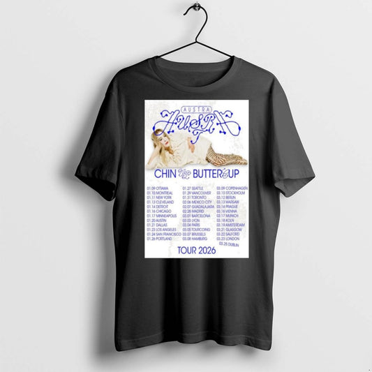 Premium Austra Chin Up Buttercup Tour 2026 Long Sleve T Shirts